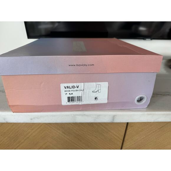 Lisa Vicky VALID-V Chunky Heel Ankle Boots | Size 7 NWT - Picture 8 of 8